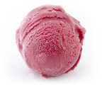 Boule de glace cerise griotte