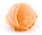 Boule de glace orange